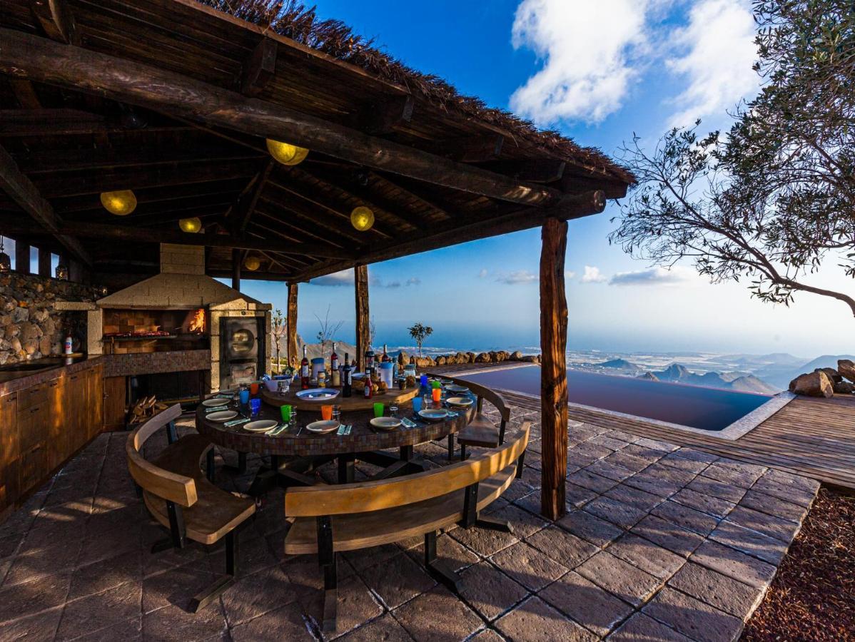 Historic Canarian House, Private Heated Infinity Pool, Bbq, Wifi + Panoramic Ocean Views Арона Екстериор снимка