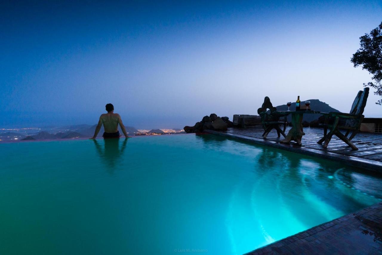 Historic Canarian House, Private Heated Infinity Pool, Bbq, Wifi + Panoramic Ocean Views Арона Екстериор снимка